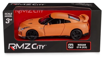 RMZ City Nissan GT-R (R35) Matte pomarańczowy w skali 1:38 - Daffi