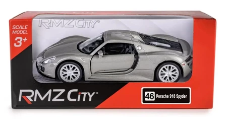 RMZ City Porsche 918 Spyder srebrny w skali 1:32 - Daffi