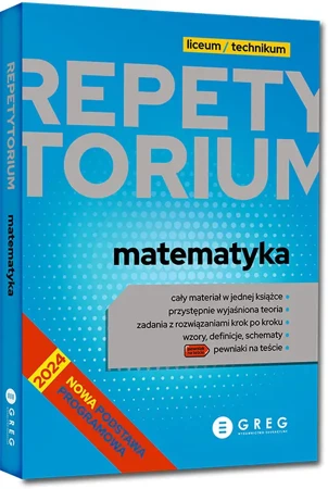 Repetytorium LO 2024-2026 - Matematyka - praca zbiorowa