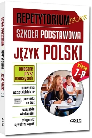 Repetytorium SP Język polski kl.7-8 GREG - praca zbiorowa