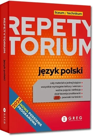 Repetytorium - liceum/technikum - j. polski - 2025 - praca zbiorowa