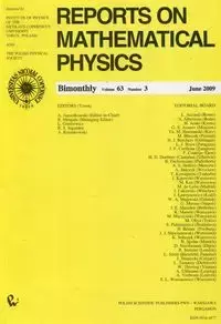 Reports on Mathematical Physics 79/3 2009