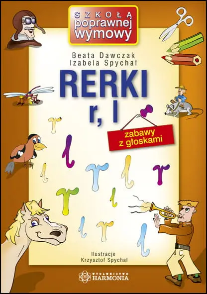 Rerki r, l. Zabawy z głoskami. Oprawa miękka. Wydanie 2024