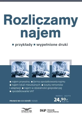 Rozliczamy najem. Prawo na co dzień 1/2025 - Radosław Kowalski