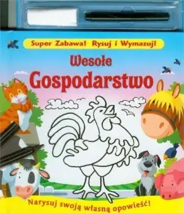 Rysuj i wymazuj Wesołe gospodarstwo