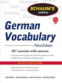 SO GER VOCABULARY 3E - WEISS