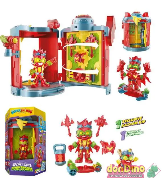 SUPERTHINGS S PlaySet 1x6 Secret Base Fury Storm - Magic Box Toys Polska (L)