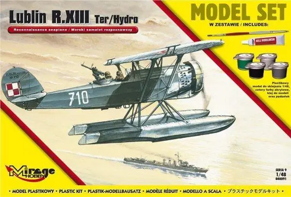 Samolot Rozpoznawczy "LUBLIN R.XIII Ter/Hydro" - Mirage Hobby