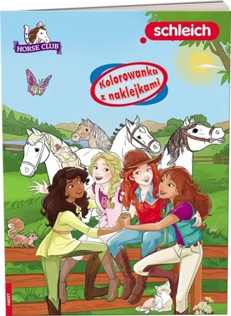 Schleich Horse Club. Kolorowanka z naklejkami - Opracowanie zbiorowe