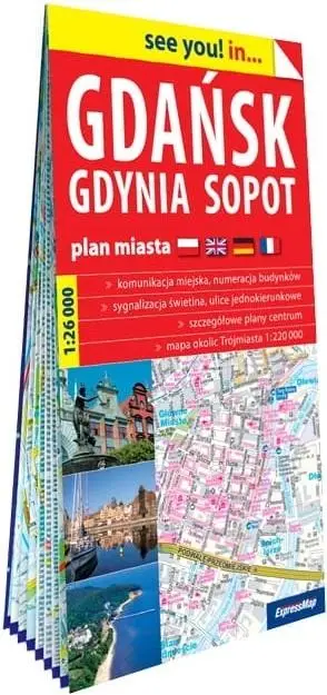 See you! in... Gdańsk, Gdynia.. 1:26 000 w.2023 - praca zbiorowa