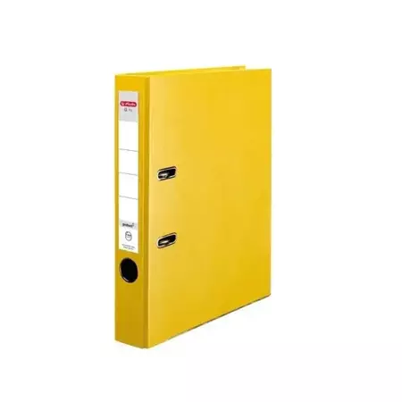 Segregator A4 5cm PP żółty Q file - HERLITZ