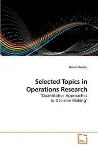 Selected Topics in Operations Research - Ilembo Bahati