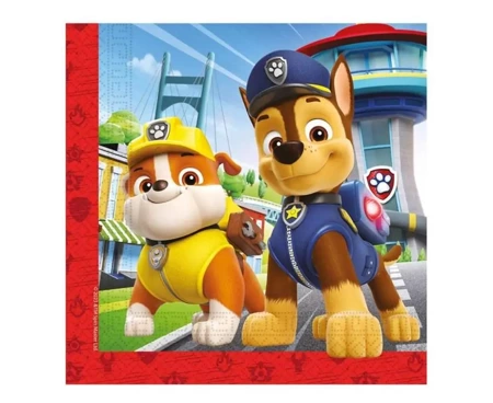 Serwetki papierowe Paw Patrol 33x33cm 20szt - Godan