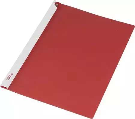Skoroszyt A4 Focus z listwą boczną czerwony - Panta Plast