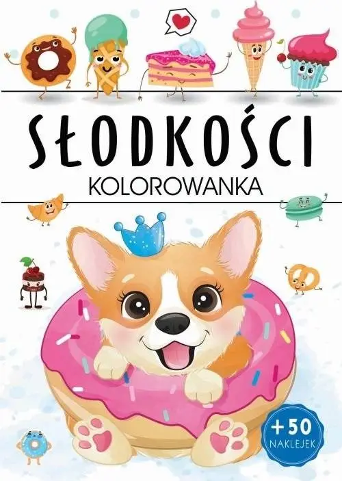 Słodkości kolorowanka - praca zbiorowa