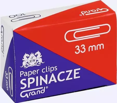 Spinacze R-33 (100szt*10) GRAND