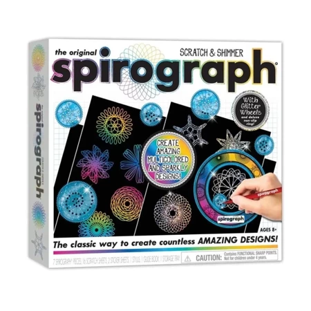 Spirograph Zestaw do zdrapywania - Playmonster