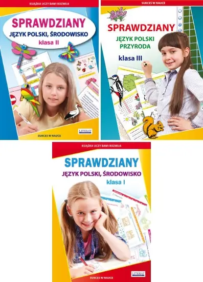 Sprawdziany - j. polski, przyroda - kl 1-3 SP - Beata Guzowska, Iwona Kowalska