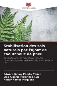 Stabilisation des sols naturels par l'ajout de caoutchouc de pneu - Edward Jimmy Pandia Yañez