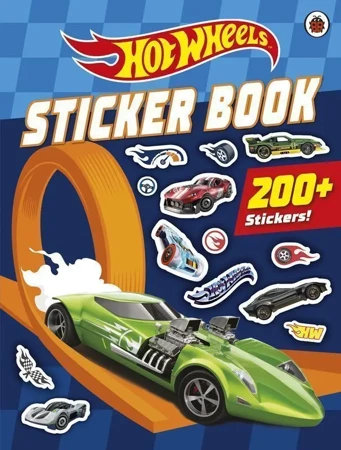 Sticker book. Hot Wheels wer. angielska