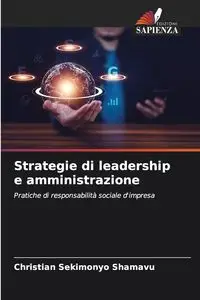 Strategie di leadership e amministrazione - Christian SEKIMONYO SHAMAVU