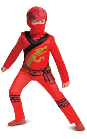 Strój dziecięcy - Ninjago Kai - rozmiar M - Arpex