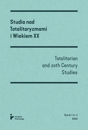 Studia nad totalitaryzmami i wiekiem XX nr 6/2022 - praca zbiorowa