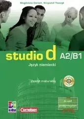 Studio d A2/B1 Zeszyt maturalny + 2CD - Magdalena Daroch, Krzysztof Tkaczyk