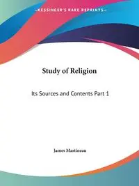 Study of Religion - James Martineau