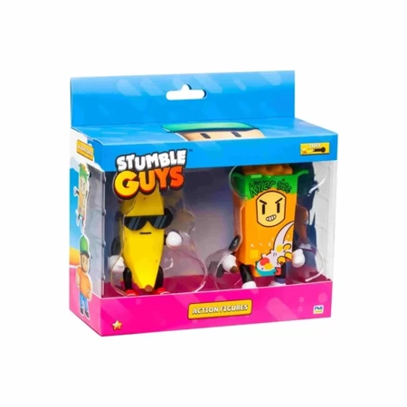 Stumble Guys Action Figure 2 pack Banana Guy Cerial Killer - PMI Kids World