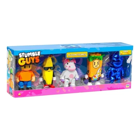 Stumble Guys Action Figure 5 Pack Mr. Stumble Banana Guy Sprinkles Ceriel Killer - PMI Kids World