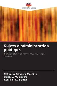 Sujets d'administration publique - Oliveira Martins Nathalia