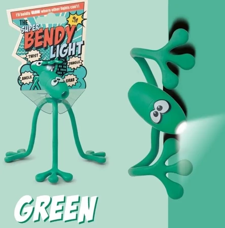 Super Bendy Lampka do książki - zielona - IF