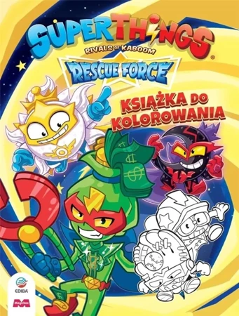 Super Things - Książka do kolorowania + figurka - praca zbiorowa