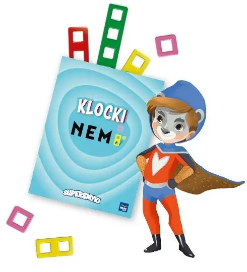 Supersmyki. Poziom B i B+. Klocki Nemi - MAC