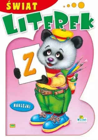 Świat literek z naklejkami. Panda 869