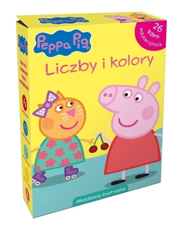 Świnka Peppa. Liczby i kolory. Karty edukacyjne - Monika Kiersnowska