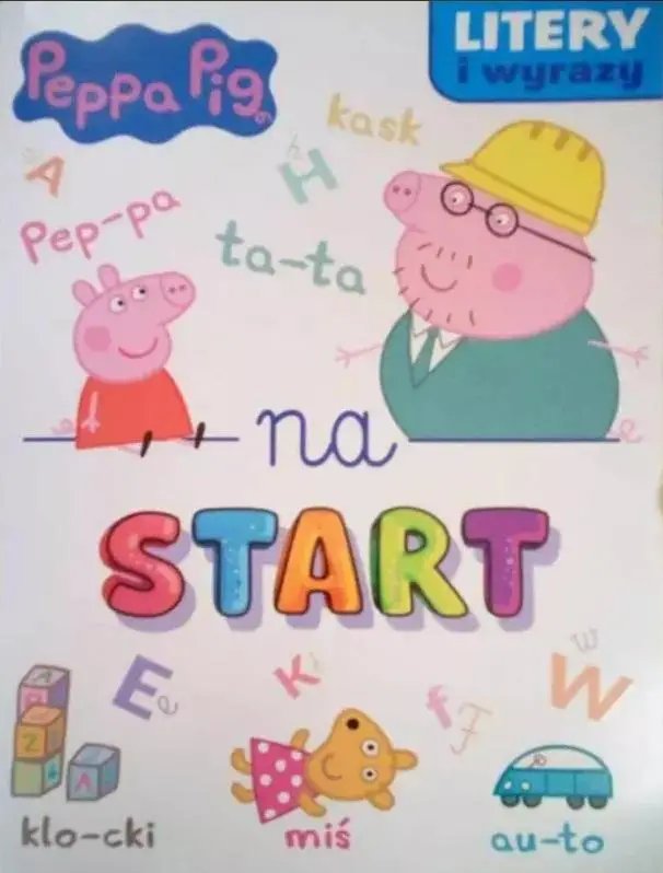 Świnka Peppa. Litery i wyrazy na start - praca zbiorowa