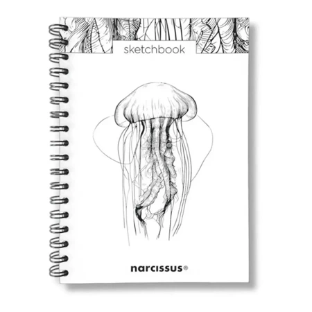 Szkicownik B5/60K na spirali - Meduza - Narcissus