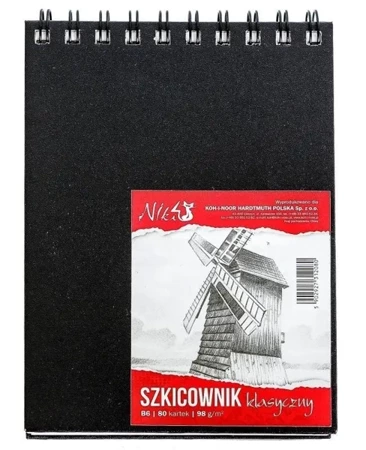 Szkicownik B6/80K 98g spirala - Koh-I-Noor