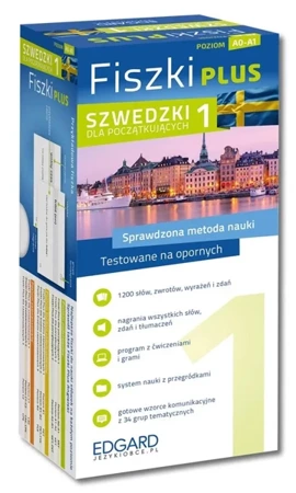 Szwedzki Fiszki PLUS dla początkujących 1 - Filip Wisnander