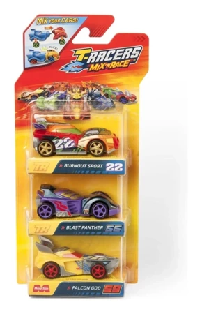 T-Racers Mix ‘N Race Pack 3 Blister 1 szt. mix - Magic Box Toys Polska (L)