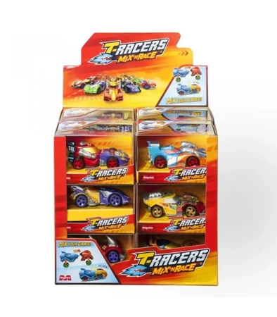 T-Racers Mix ‘N Race Windows Box Car 1szt. mix - Magic Box Toys Polska (L)