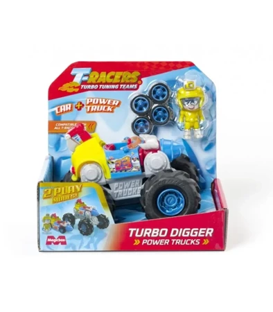 T-Racers Power Trucks Turbo Digger - Magic Box Toys Polska (L)