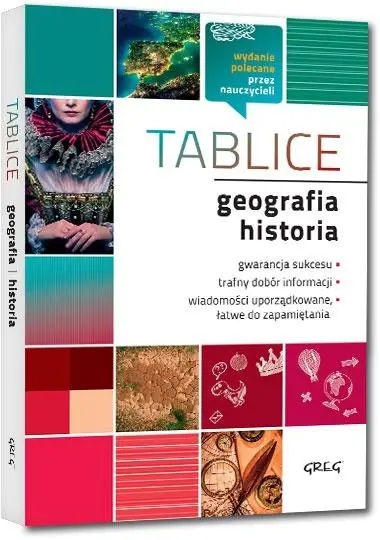 Tablice: geografia + historia GREG - praca zbiorowa