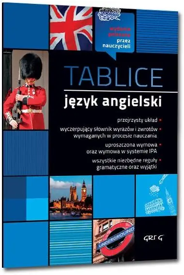 Tablice język angielski GREG - Jacek Paciorek, Małgorzata Dagmara Wyrwińska