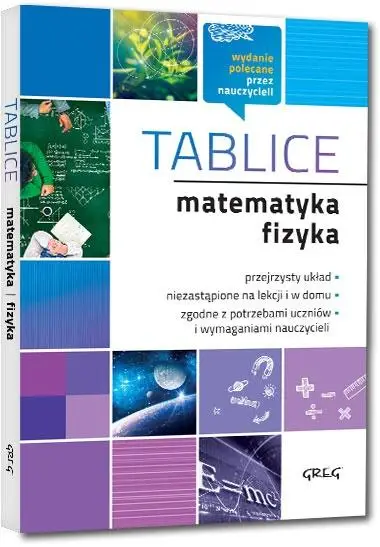 Tablice: matematyka + fizyka GREG - Beata Prucnal, Piotr Gołąb, Piotr Kosowicz, Alicj