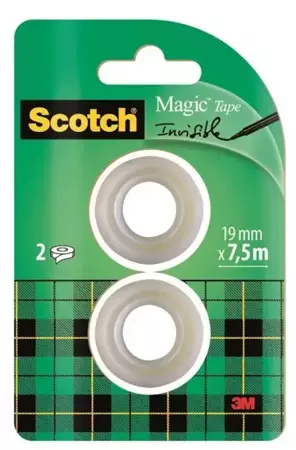 Taśma biurowa Scotch Magic 19mm (2szt)