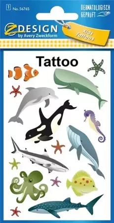 Tatuaże - Ssaki morskie - Zdesign