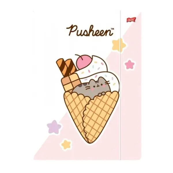 Teczka z gumką A4 300 g/m2 Pusheen mix - St. Majewski